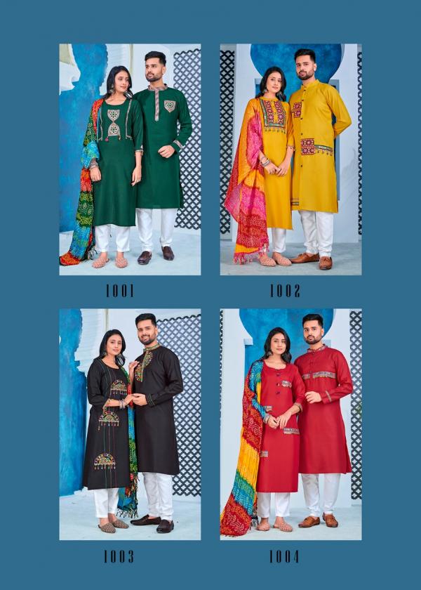 Banwery Navratri Festival Wear Designer Cotton Exclusive Couple Collection